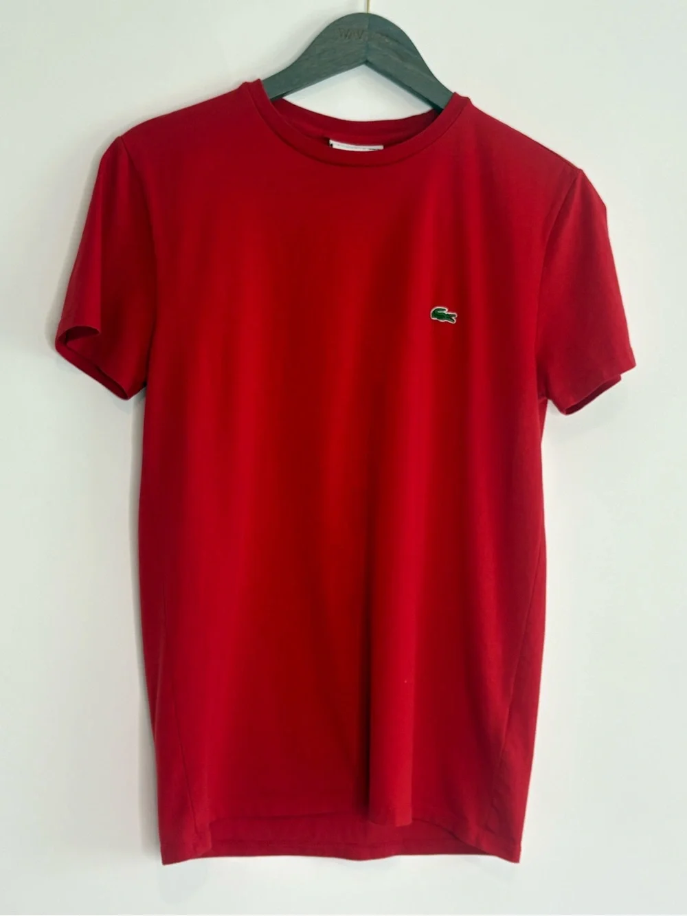 Lacoste Mens Small Crew Neck Pima Cotton Jersey T-Shirt Short Sleeve Regular Fit